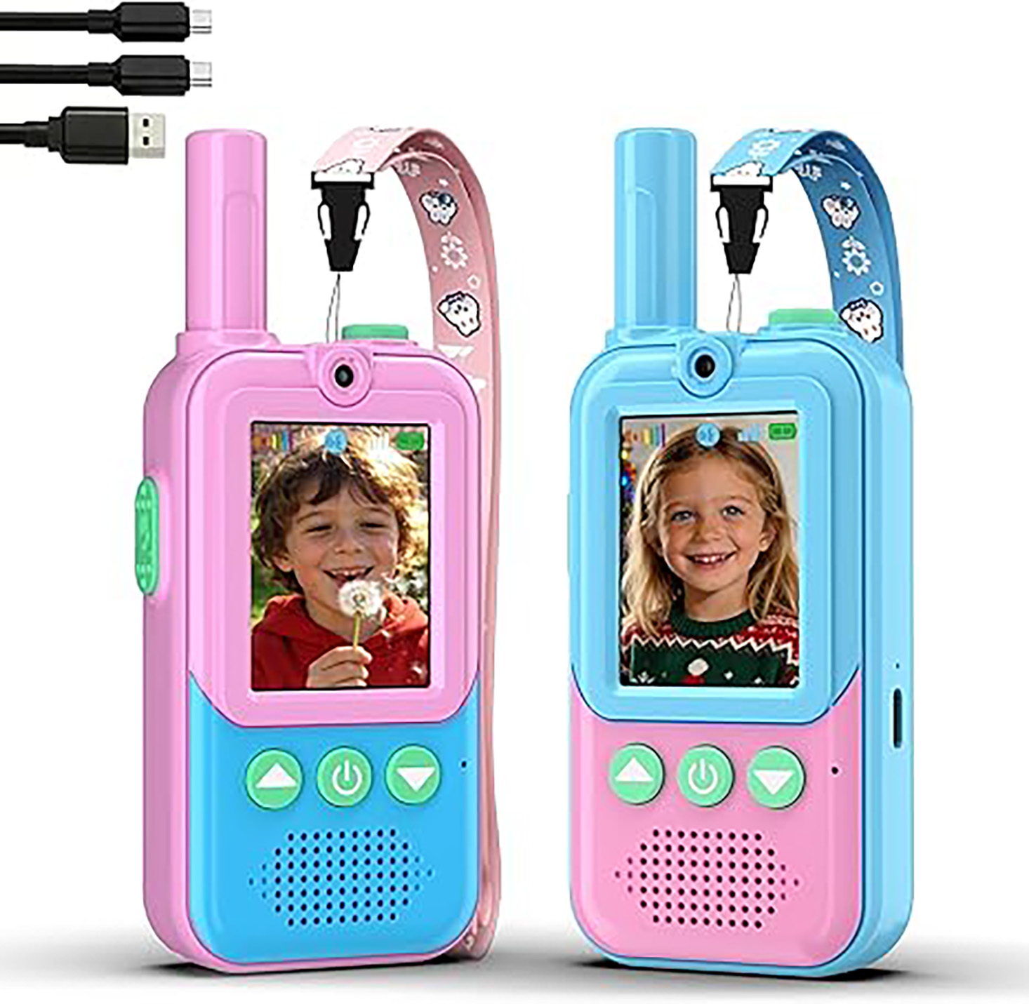 Outdoor Camping Toys - Rechargeable Kids Video Walkie Talkies 2
