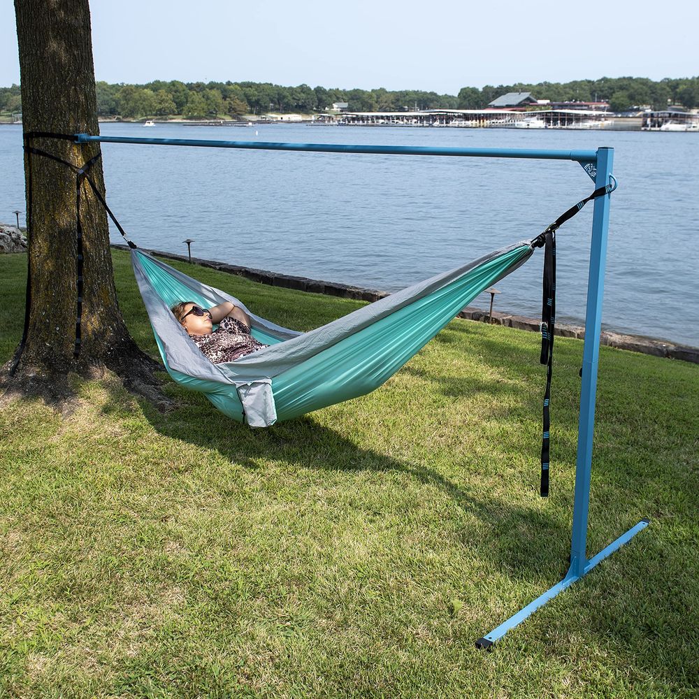 Outdoor Camping Hammock - Single Point Portable Hammock Stand Perfect