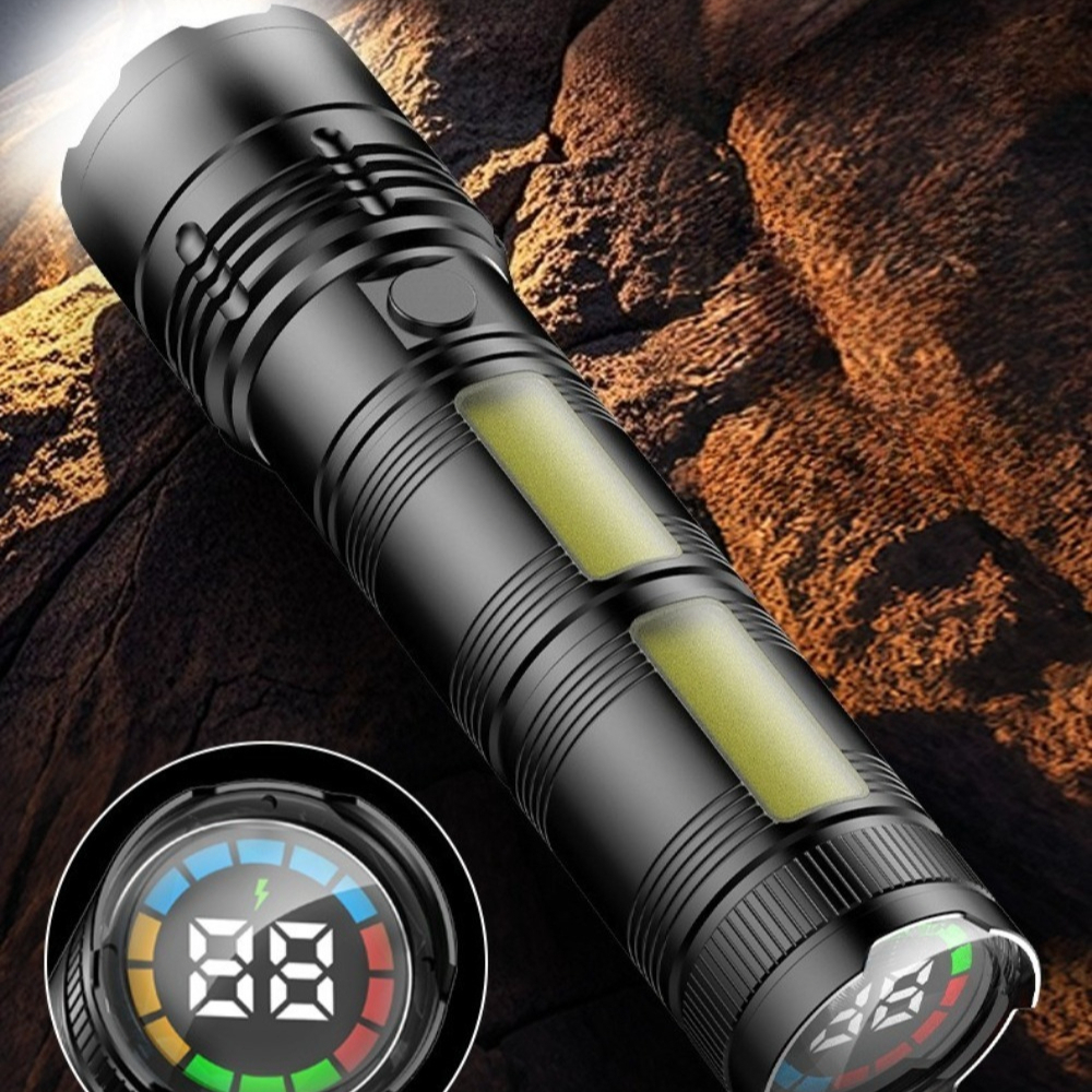 Outdoor Camping And Fishing - Strong Light LED Flashlight COB Side