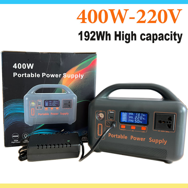 Outdoor Camping Fan - Outdoor Emergency Portable Power Station 400W