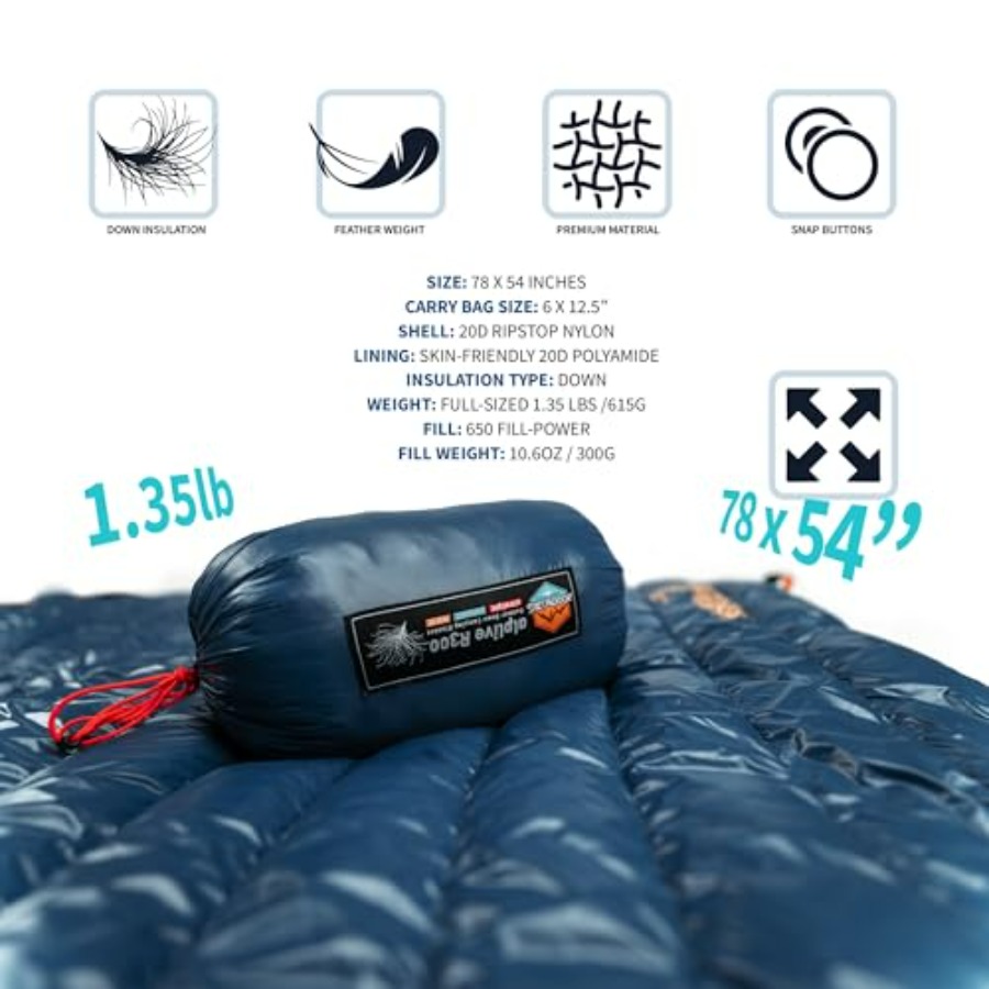 Ultralight Down Camping Blanke - Outdoor Camping Hammock のレビューと価格