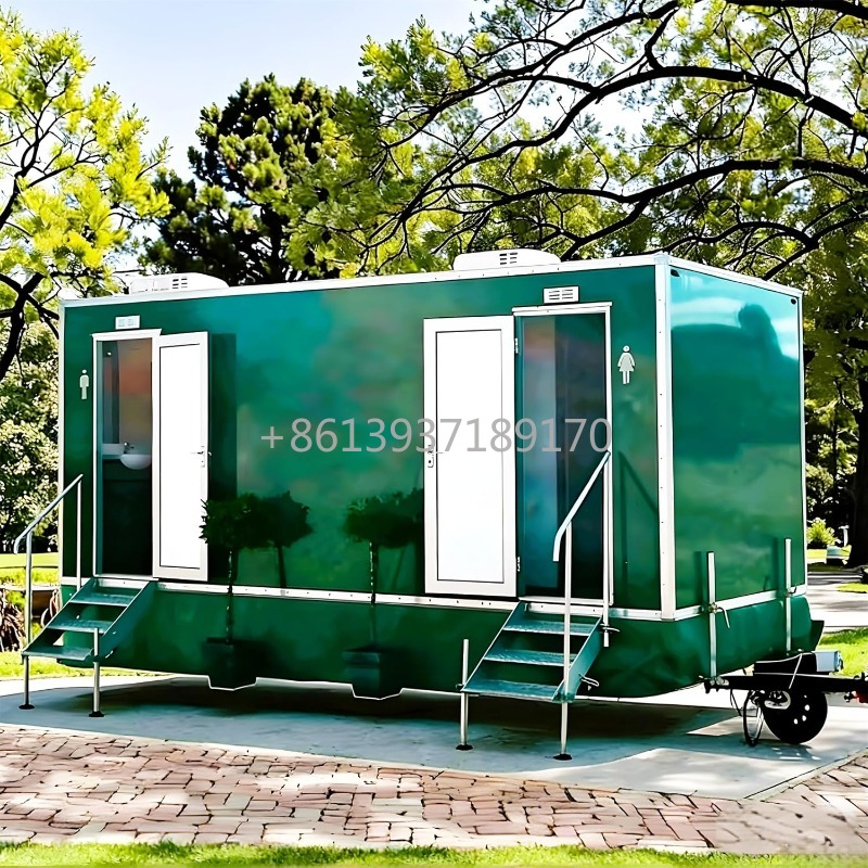 Mobile Toilet Trailer with Bas - Outdoor Camping Trailer のレビューと価格