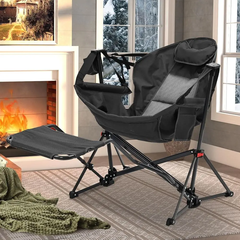 Portable Heavy-Duty Rocking Ha - Outdoor Camping Hammock のレビューと価格