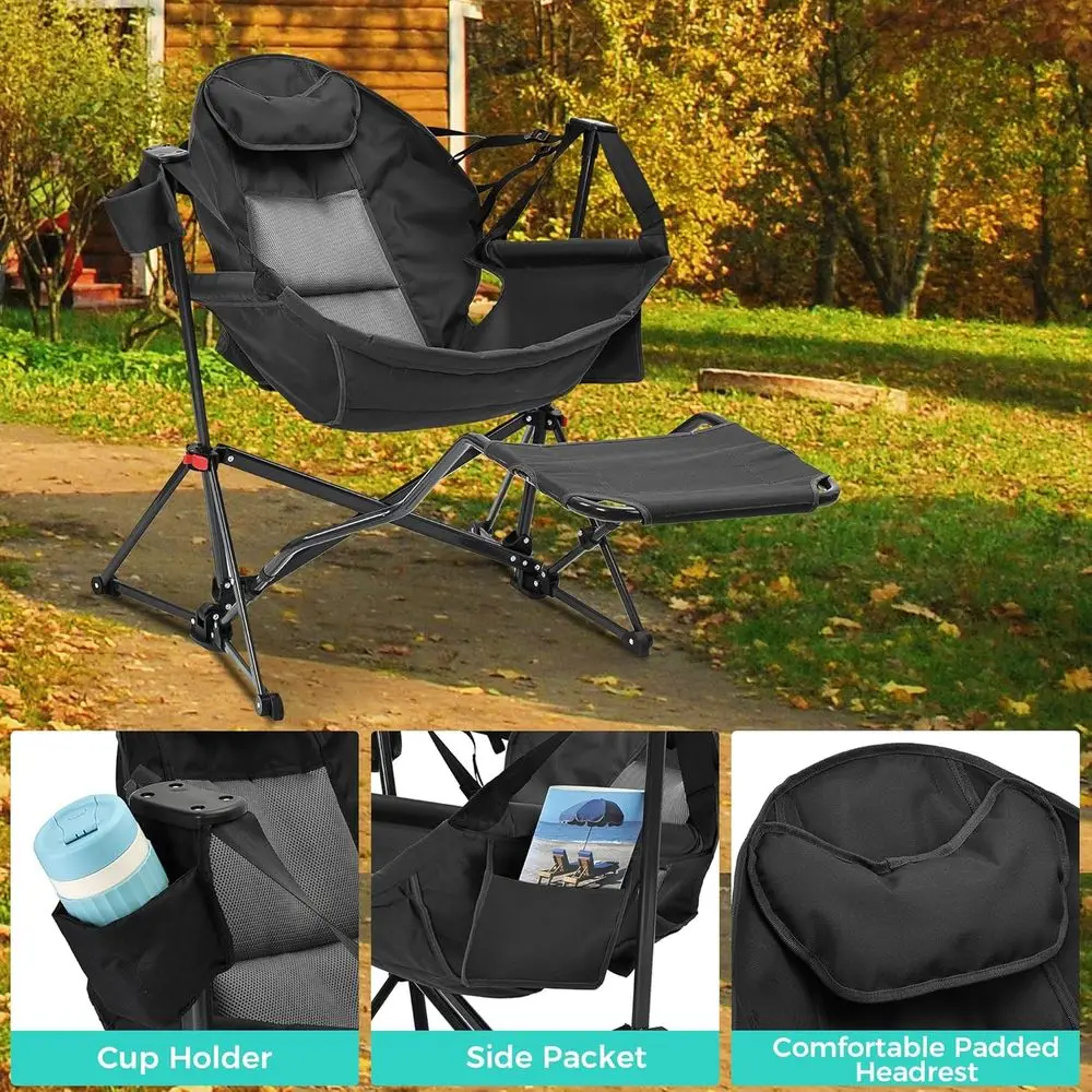 Portable Heavy-Duty Rocking Ha - Outdoor Camping Hammock のレビューと価格