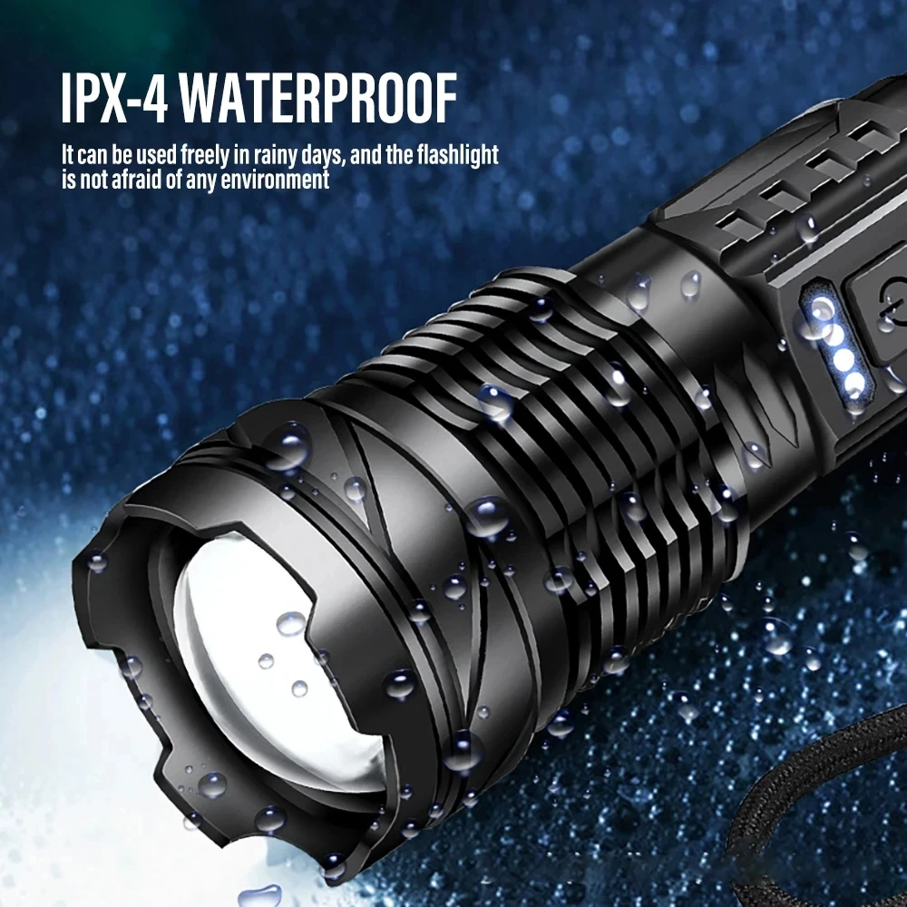 Powerful LED Flashlight Rechar - Outdoor Camping And Fishing のレビューと価格