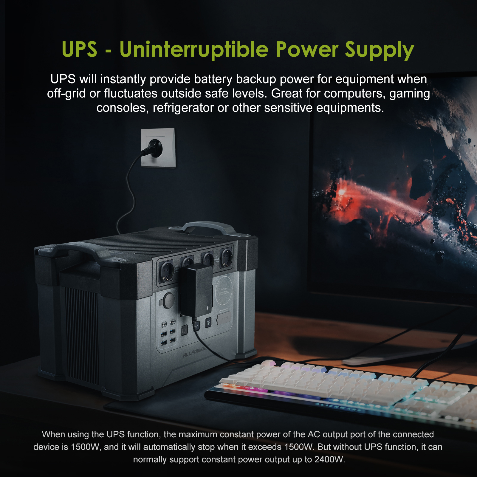 ALLPOWERS S2000 Pro Outdoor Ge - Outdoor Camping Outfit のレビューと価格