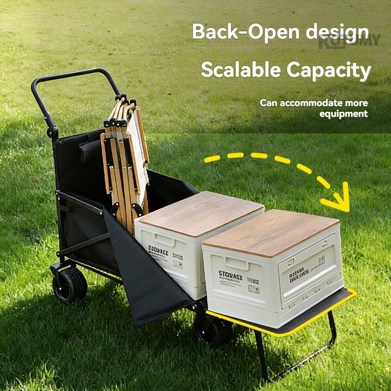 Foldable Camping Wagon with Ta - Outdoor Camping Trailer のレビューと価格