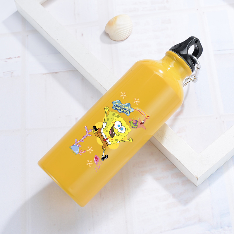 SpongeBobs Aluminum Water Bott - Outdoor Camping Anime のレビューと価格