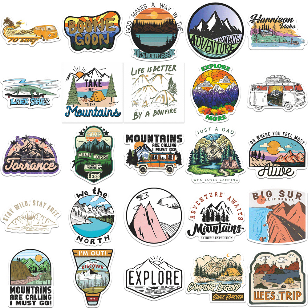 10/30/50/100pcs Outdoor Travel - Outdoor Camping Anime のレビューと価格