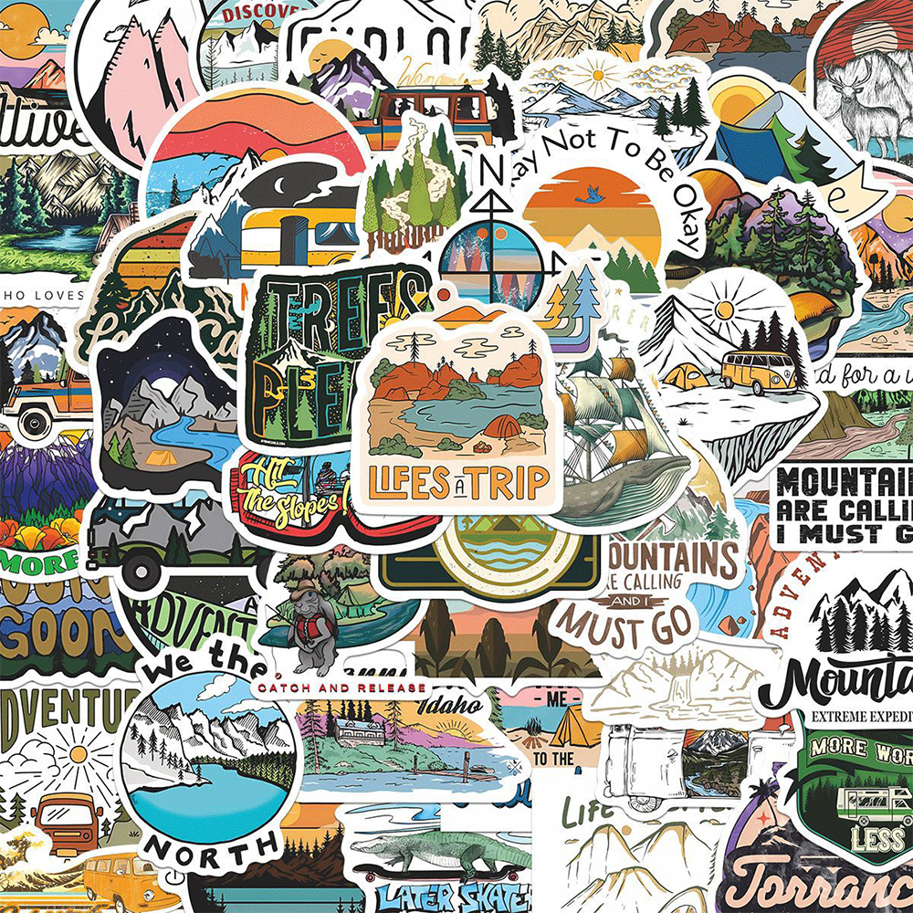 10/30/50/100pcs Outdoor Travel - Outdoor Camping Anime のレビューと価格