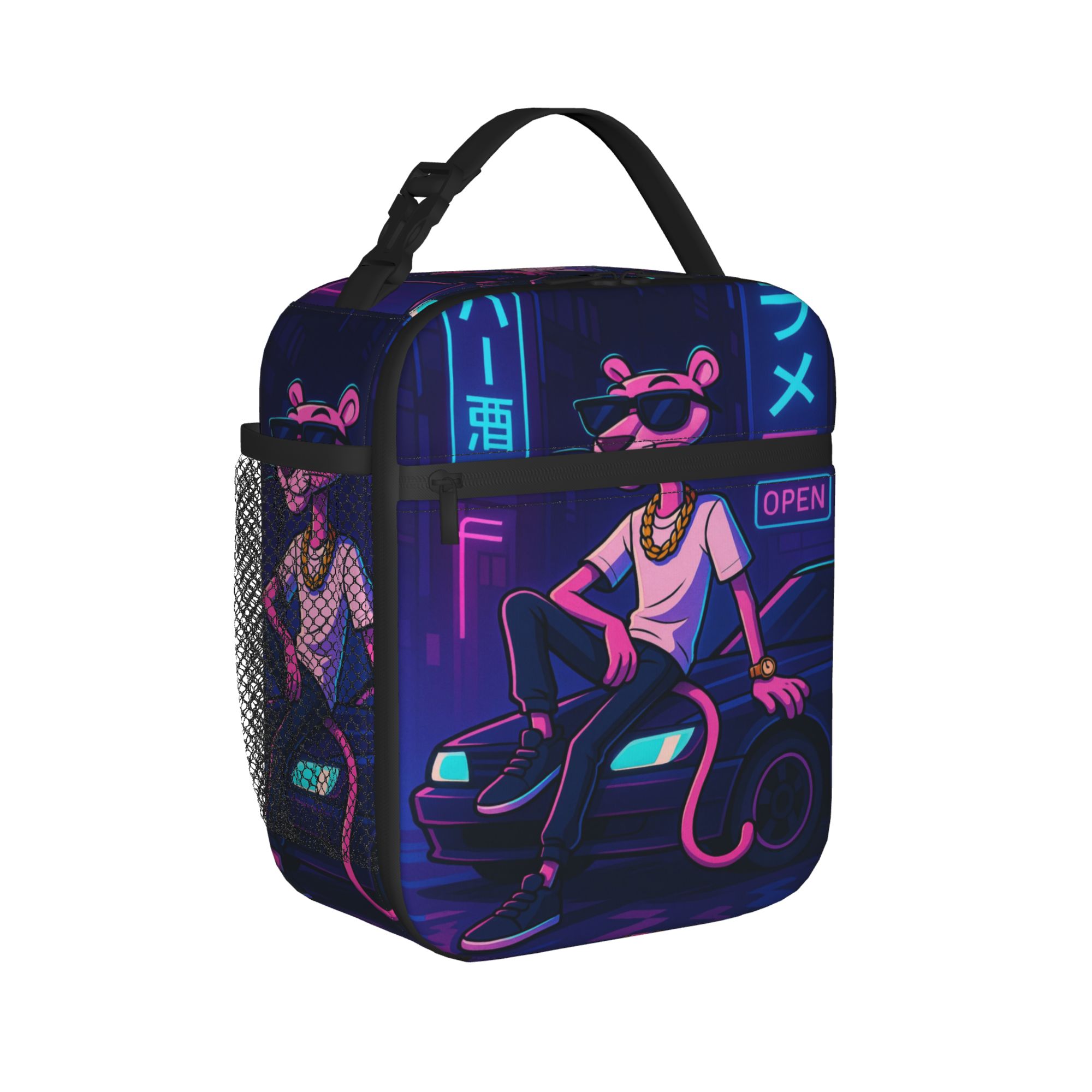 Custom Leopard Insulated Lunch - Outdoor Camping Anime のレビューと価格