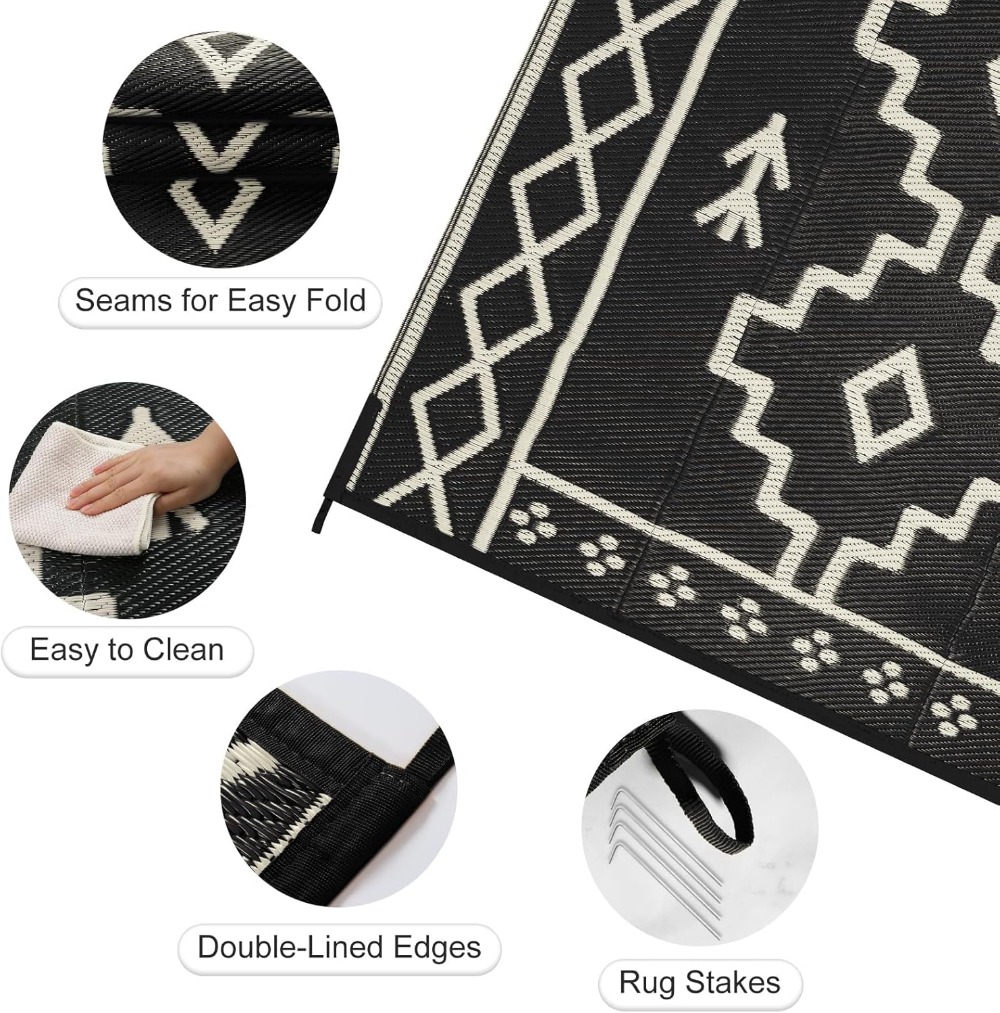 8x10 Waterproof Outdoor Rug Re - Outdoor Camping Rugs 8X10 のレビューと価格