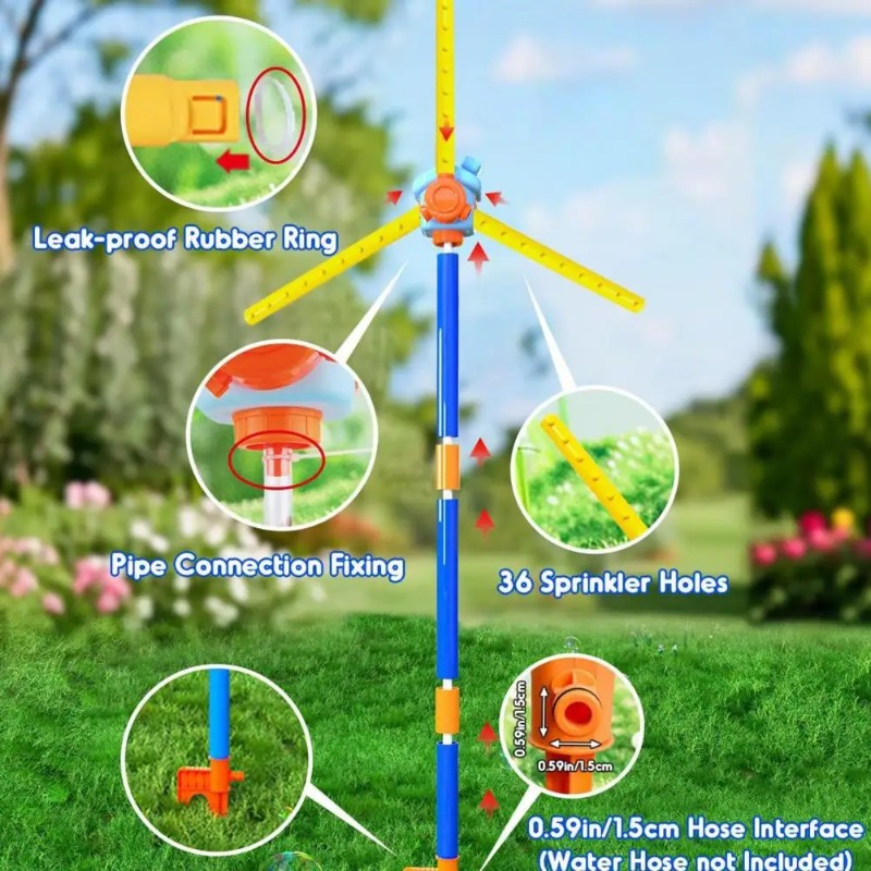 Sprinkler Water Wheel Outdoor  - Outdoor Camping Toys のレビューと価格