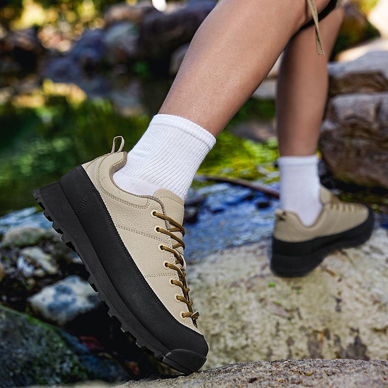Trendy Leather Shoes Hiking Me - Urban Outdoor Camping のレビューと価格