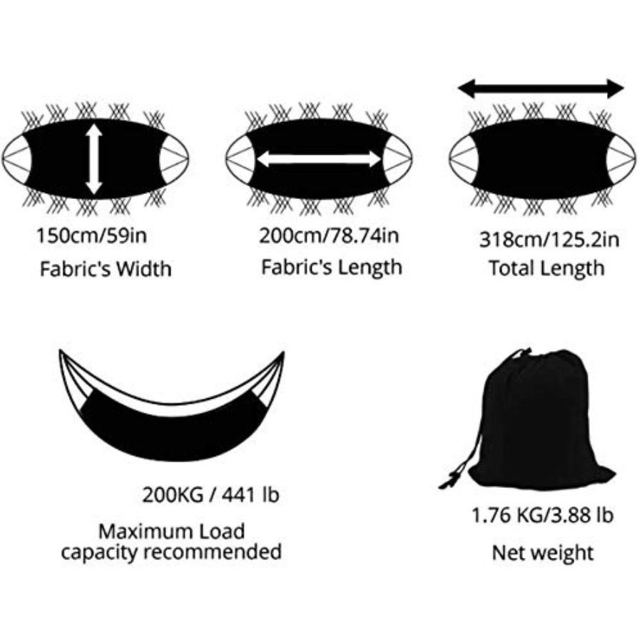 Hammock Double Hammocks for Ou - Outdoor Camping Hammock のレビューと価格