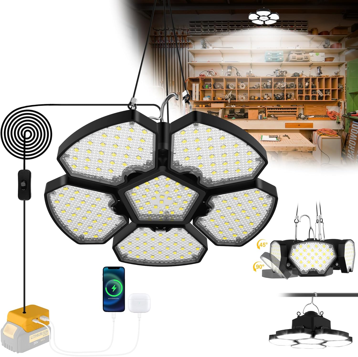 Battery Operated Shed Light Ou - Outdoor Camping Jobs のレビューと価格