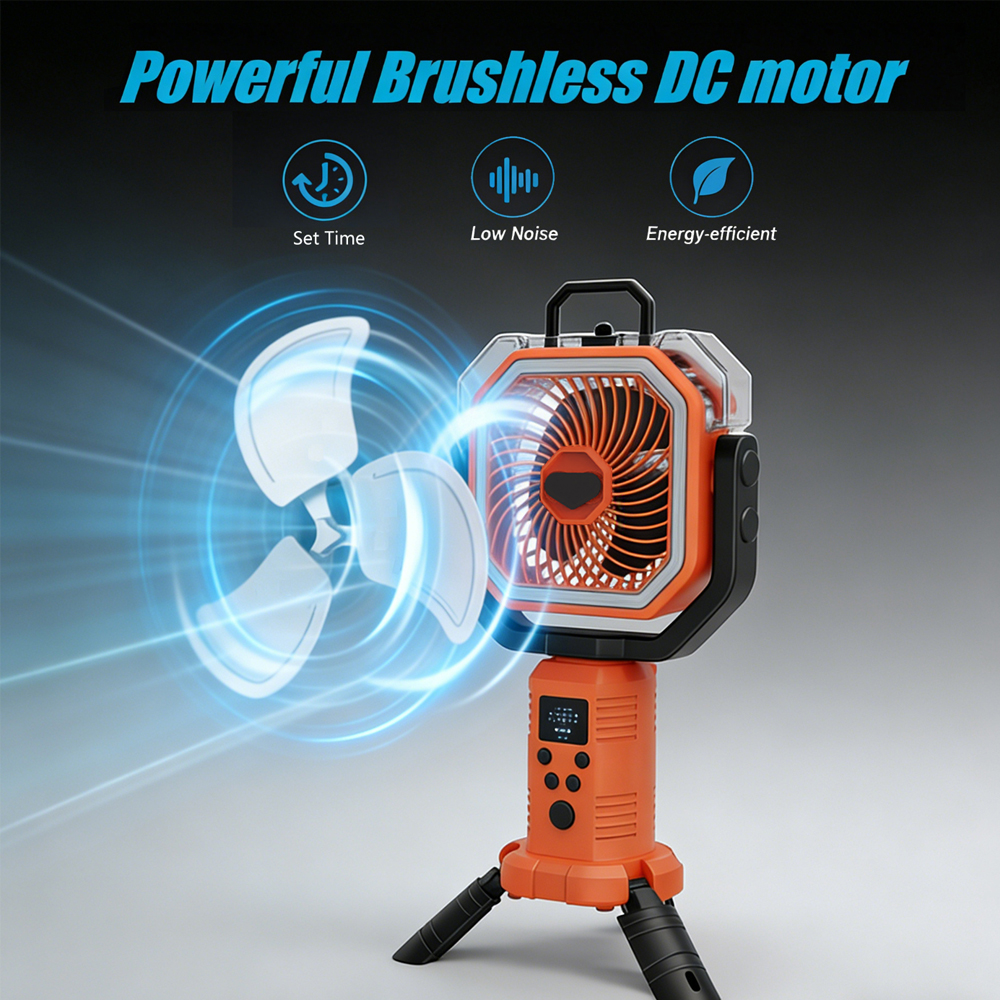 30000mAh Cooling Floor Fan wit - Outdoor Camping Fan のレビューと価格