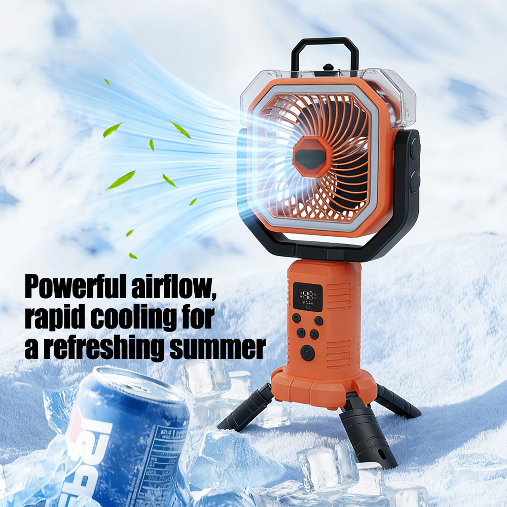 30000mAh Cooling Floor Fan wit - Outdoor Camping Fan のレビューと価格