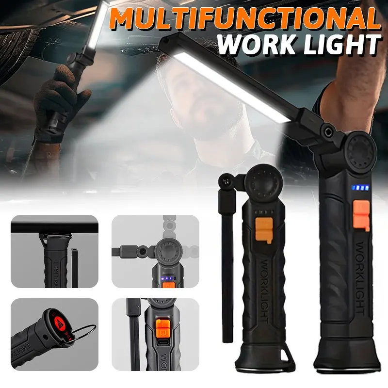 Rechargeable Magnetic Work Lig - Outdoor Camping And Fishing のレビューと価格