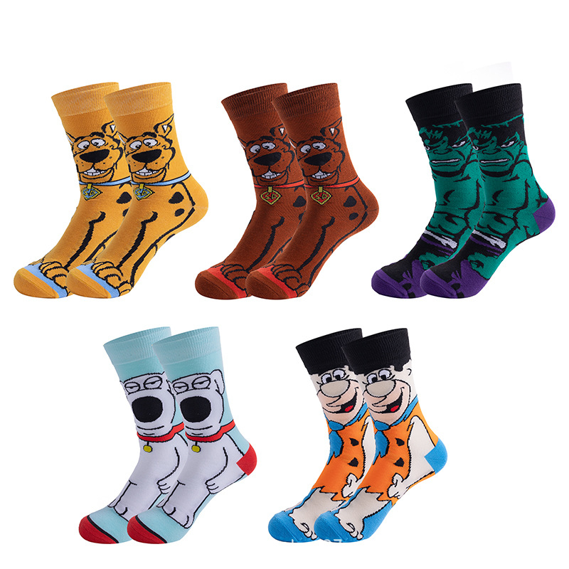 5 Pairs Cartoon Casual Outdoor - Outdoor Camping Anime のレビューと価格
