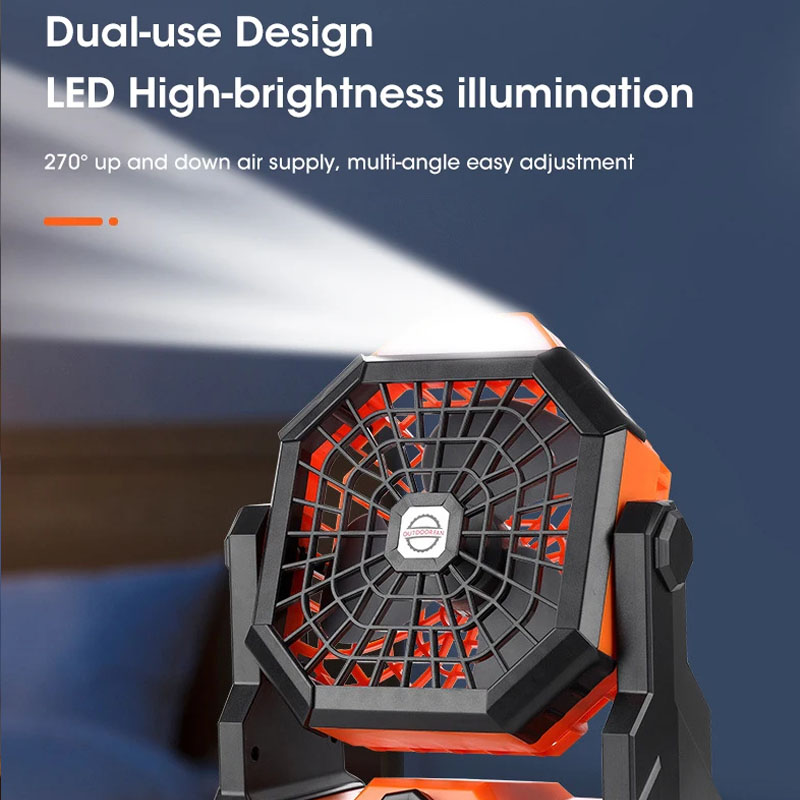 7800mAh Portable Rechargeable  - Outdoor Camping Fan のレビューと価格