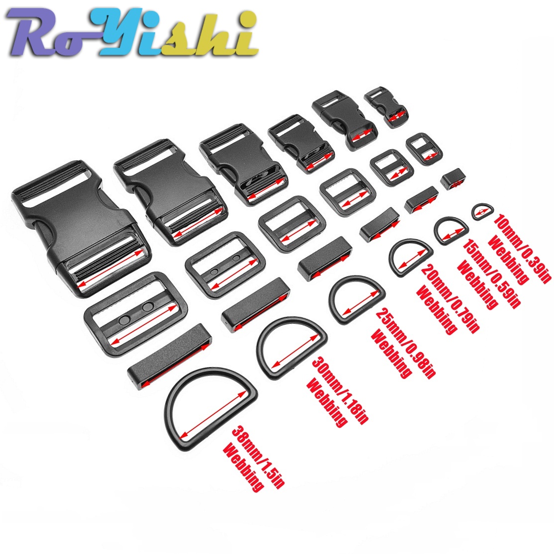 1-10 Set Plastic Side Release  - Outdoor Camping Outfit のレビューと価格