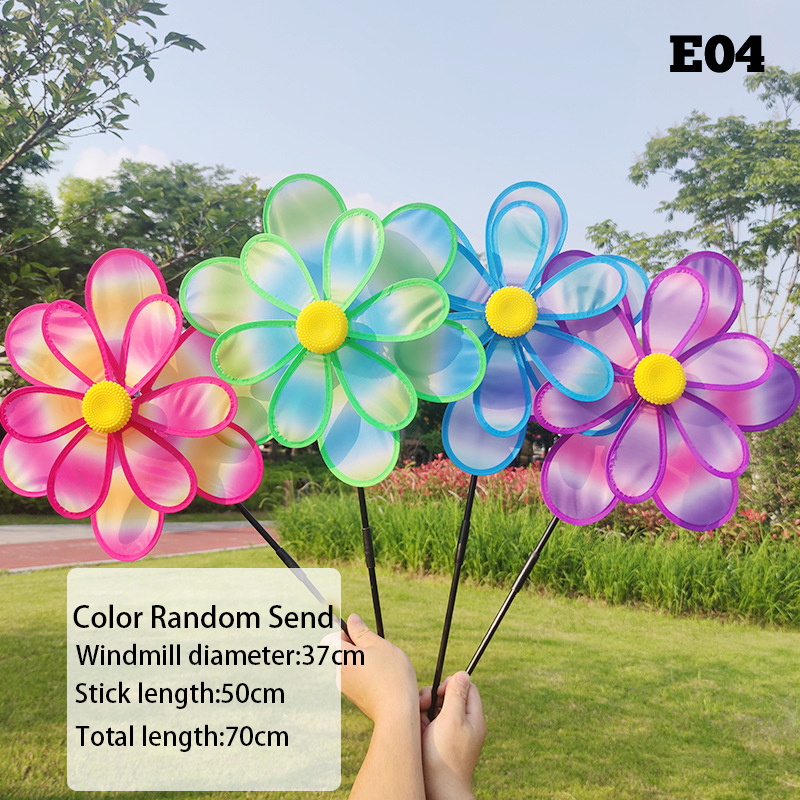3pcs Sunflower Windmill Pinwhe - Outdoor Camping Toys のレビューと価格