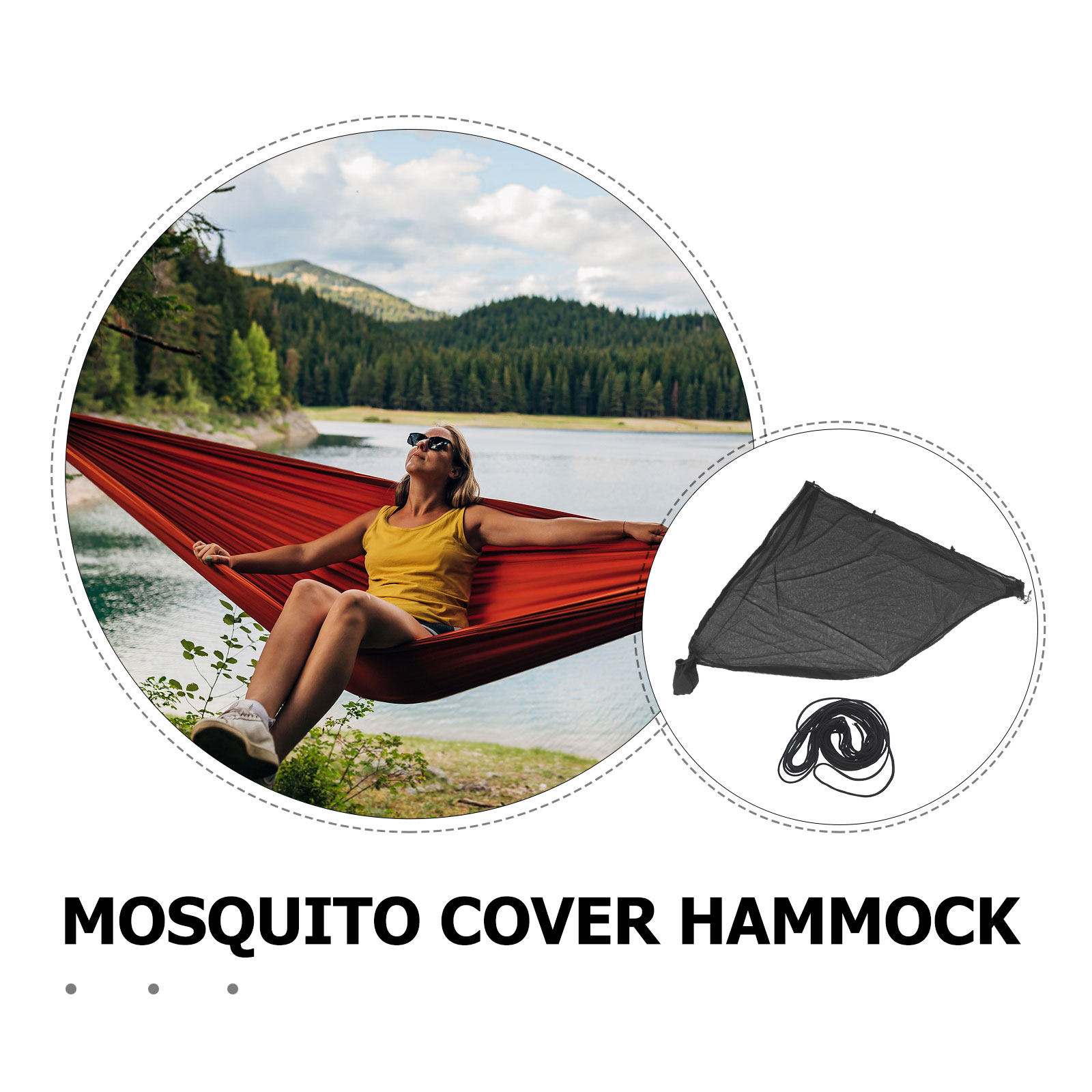Camping Hammock Black Bed Net  - Outdoor Camping Hammock のレビューと価格