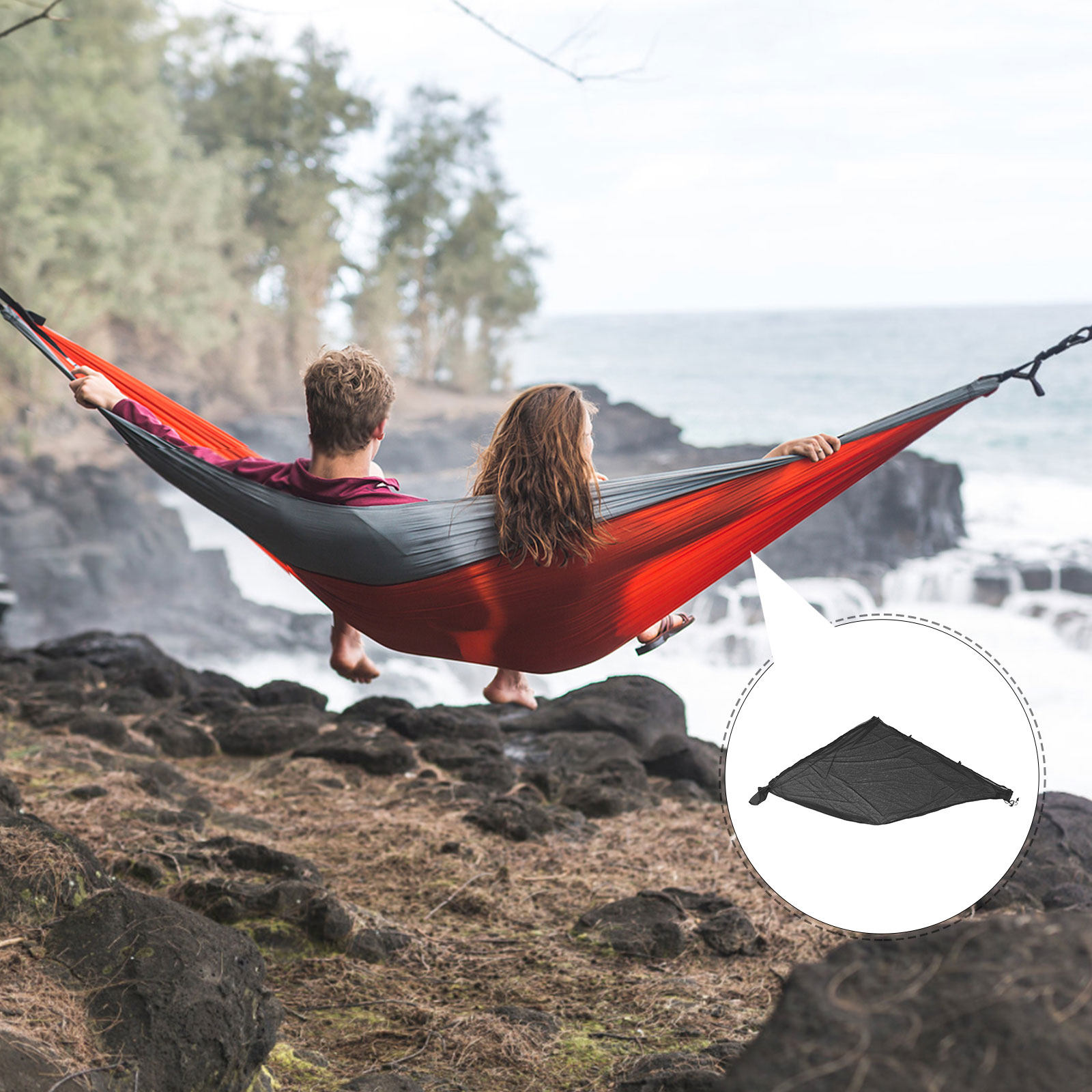 Camping Hammock Black Bed Net  - Outdoor Camping Hammock のレビューと価格