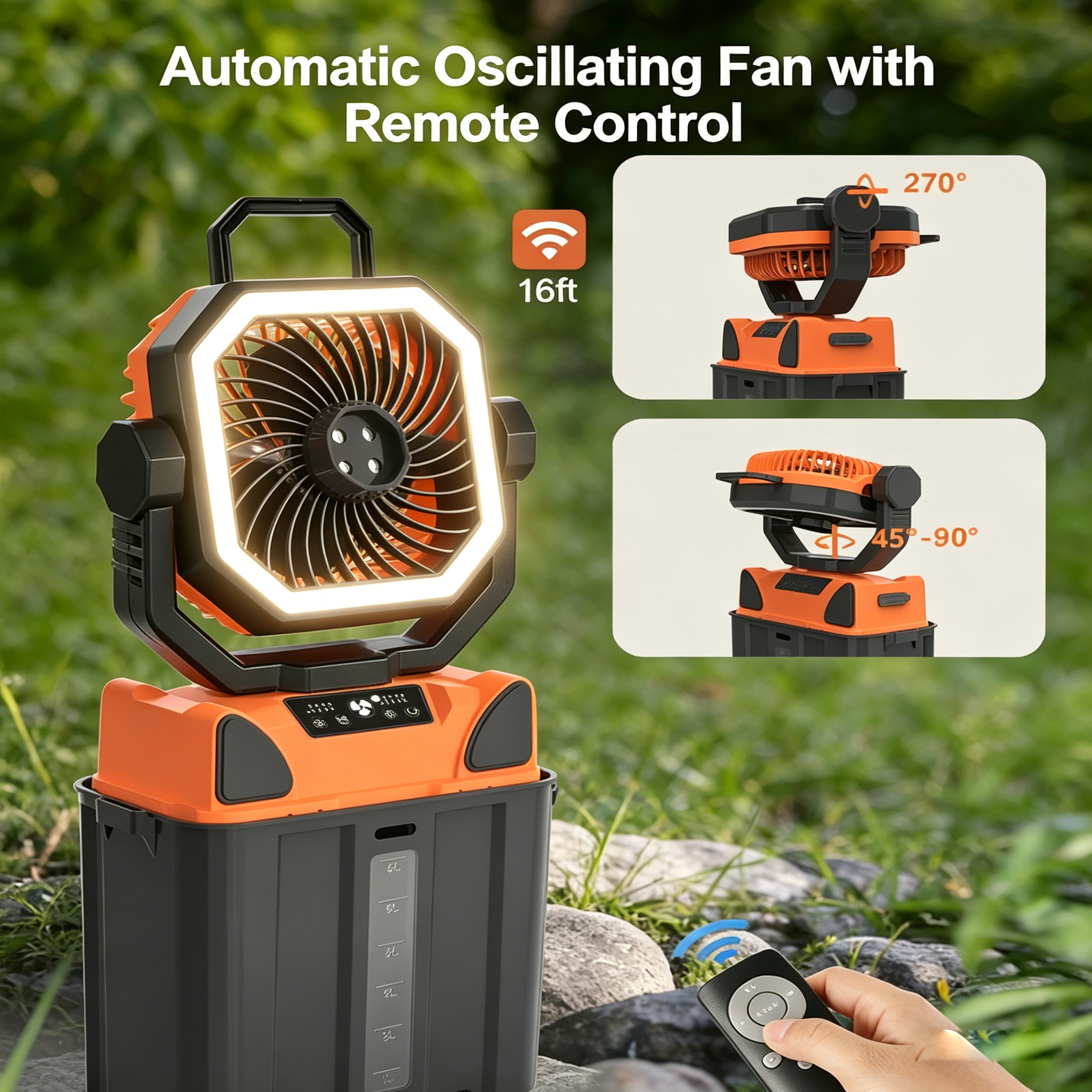 30000mAh Spray Camping Fan wit - Outdoor Camping Fan のレビューと価格