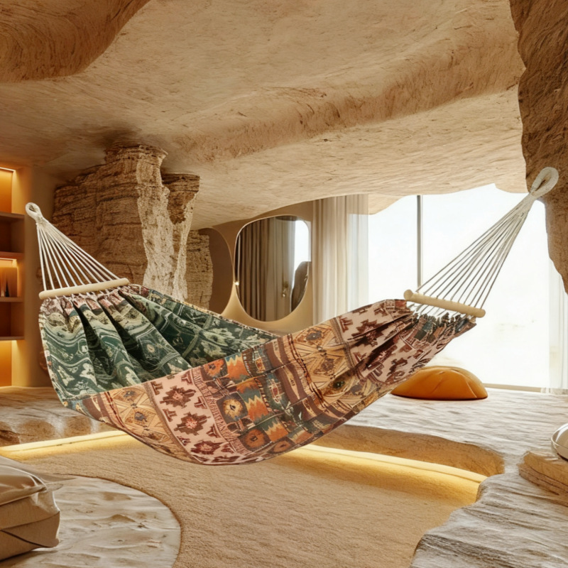 200X150cm Jacquard Retro Doubl - Outdoor Camping Hammock のレビューと価格