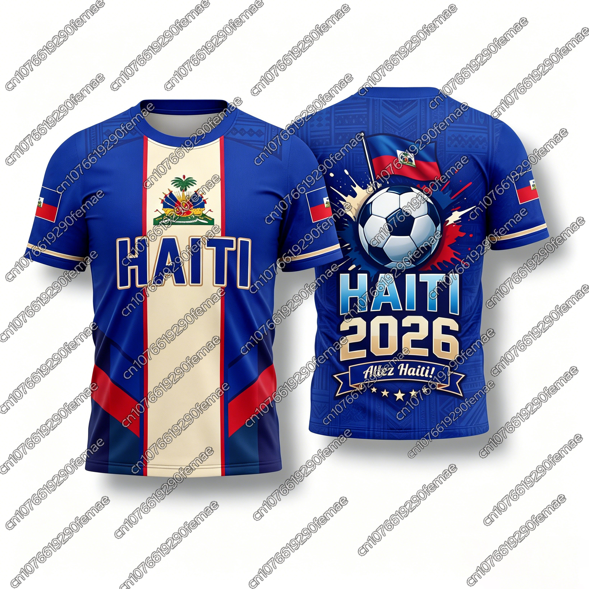 2026 Haiti Fans Sports T-Shirt - Outdoor Camping Toys のレビューと価格