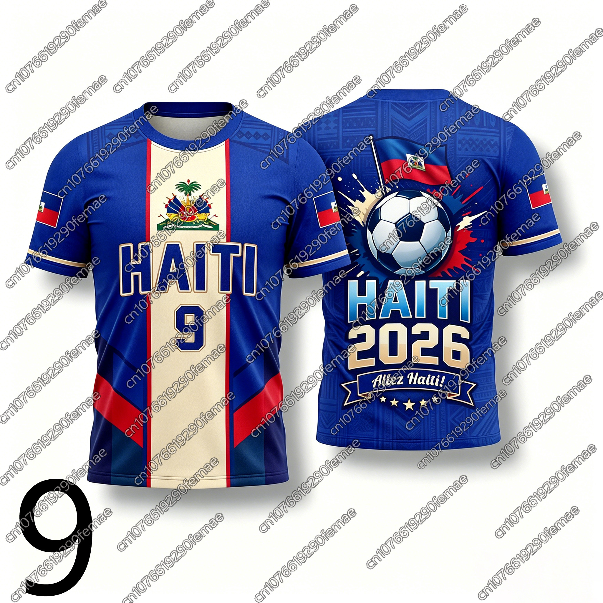2026 Haiti Fans Sports T-Shirt - Outdoor Camping Toys のレビューと価格