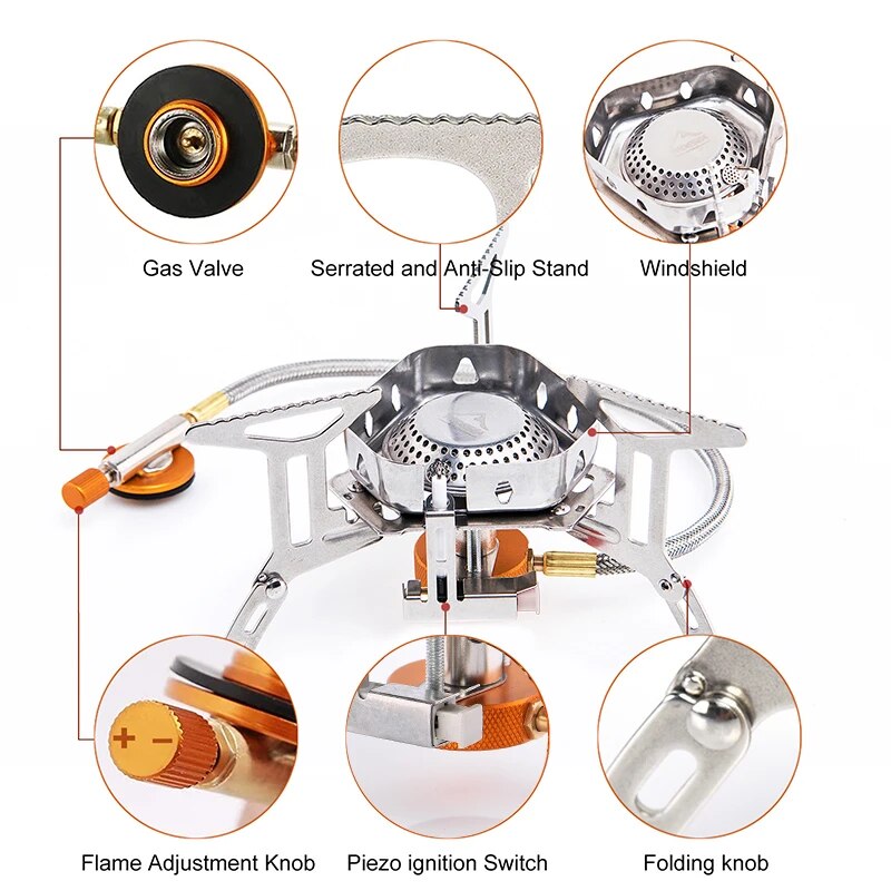 Widesea Camping Burner 3200W W - Outdoor Gas Camping Oven のレビューと価格