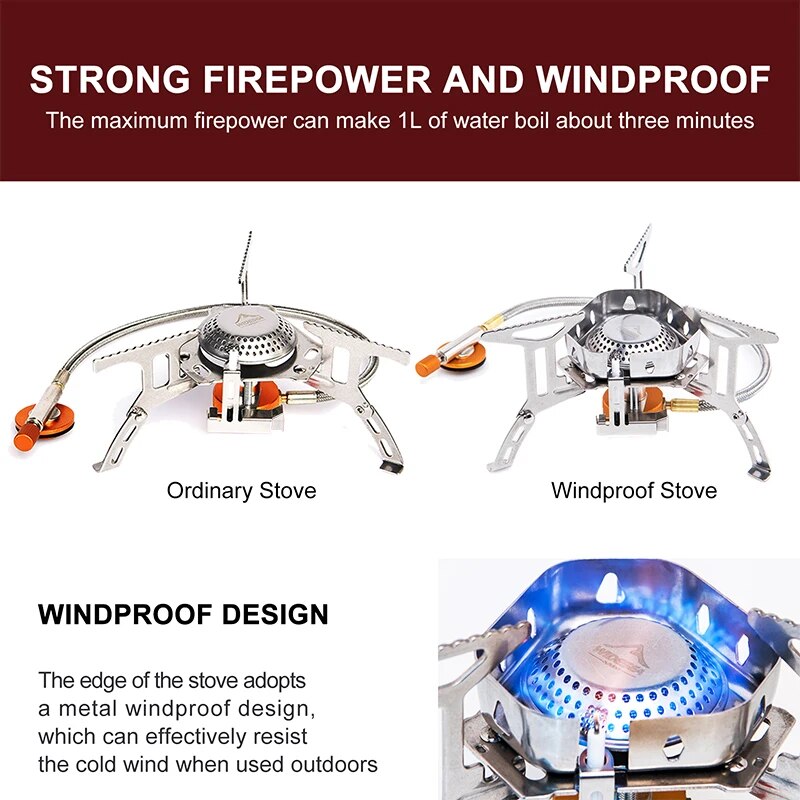 Widesea Camping Burner 3200W W - Outdoor Gas Camping Oven のレビューと価格