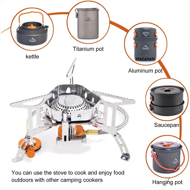 Widesea Camping Burner 3200W W - Outdoor Gas Camping Oven のレビューと価格