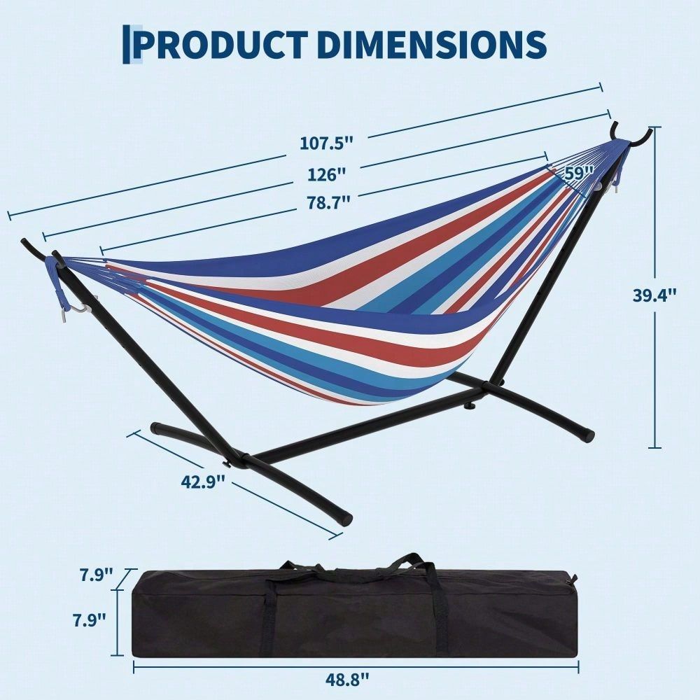 2Person Hammock With Stand, 45 - Outdoor Camping Hammock のレビューと価格