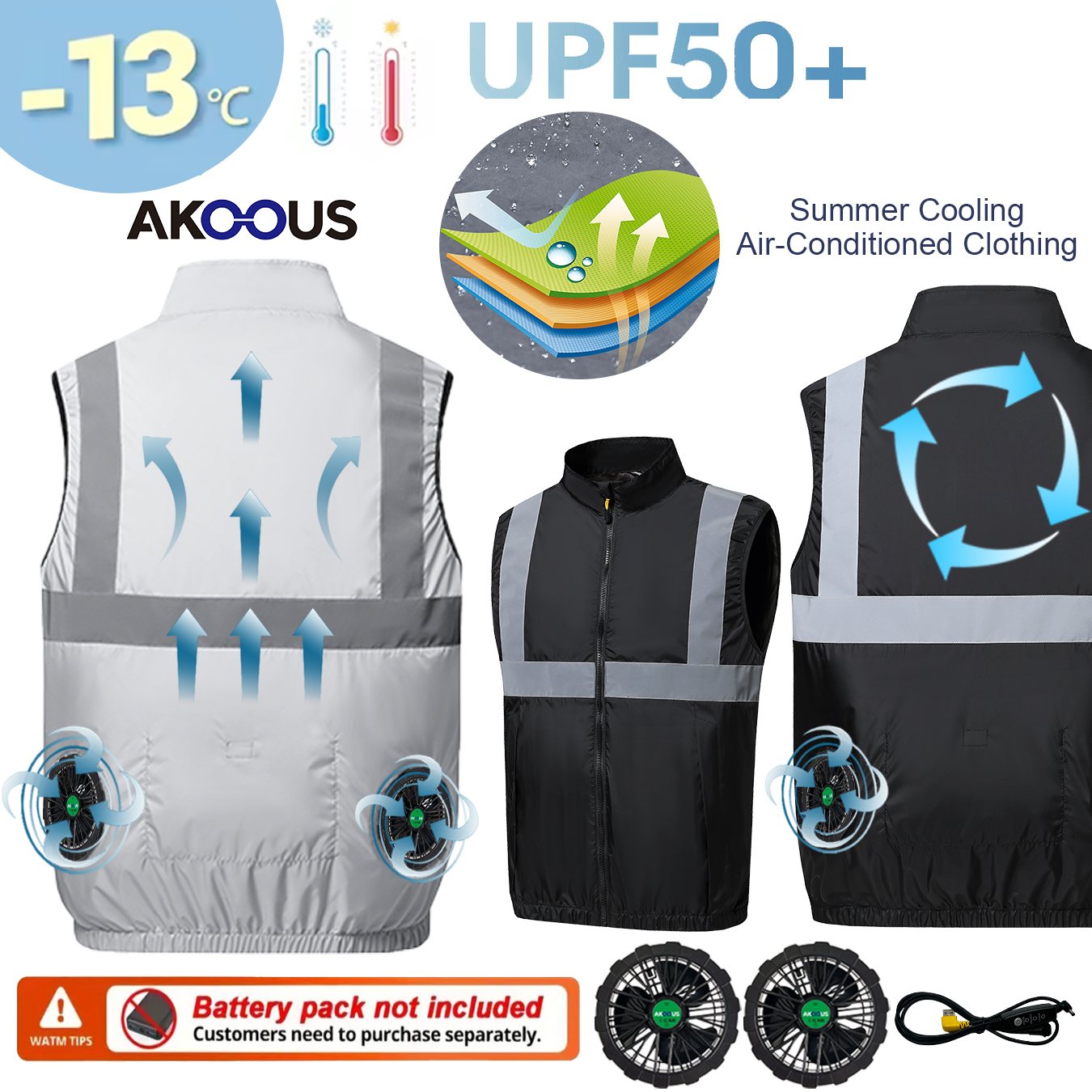 12V/5V USB Sleeveless Breathab - Outdoor Camping Air Conditioner のレビューと価格