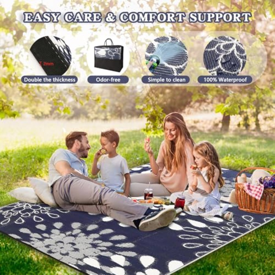 Outdoor 8x10 ft waterproof pat - Outdoor Camping Rugs 8X10 のレビューと価格