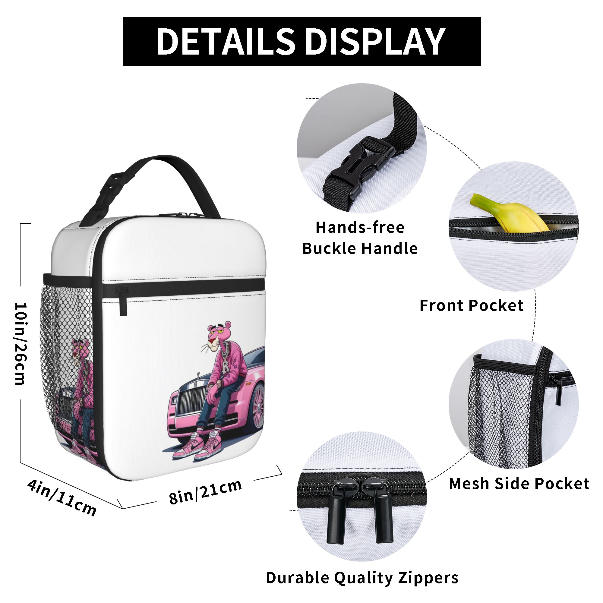 Custom Leopard Insulated Lunch - Outdoor Camping Anime のレビューと価格