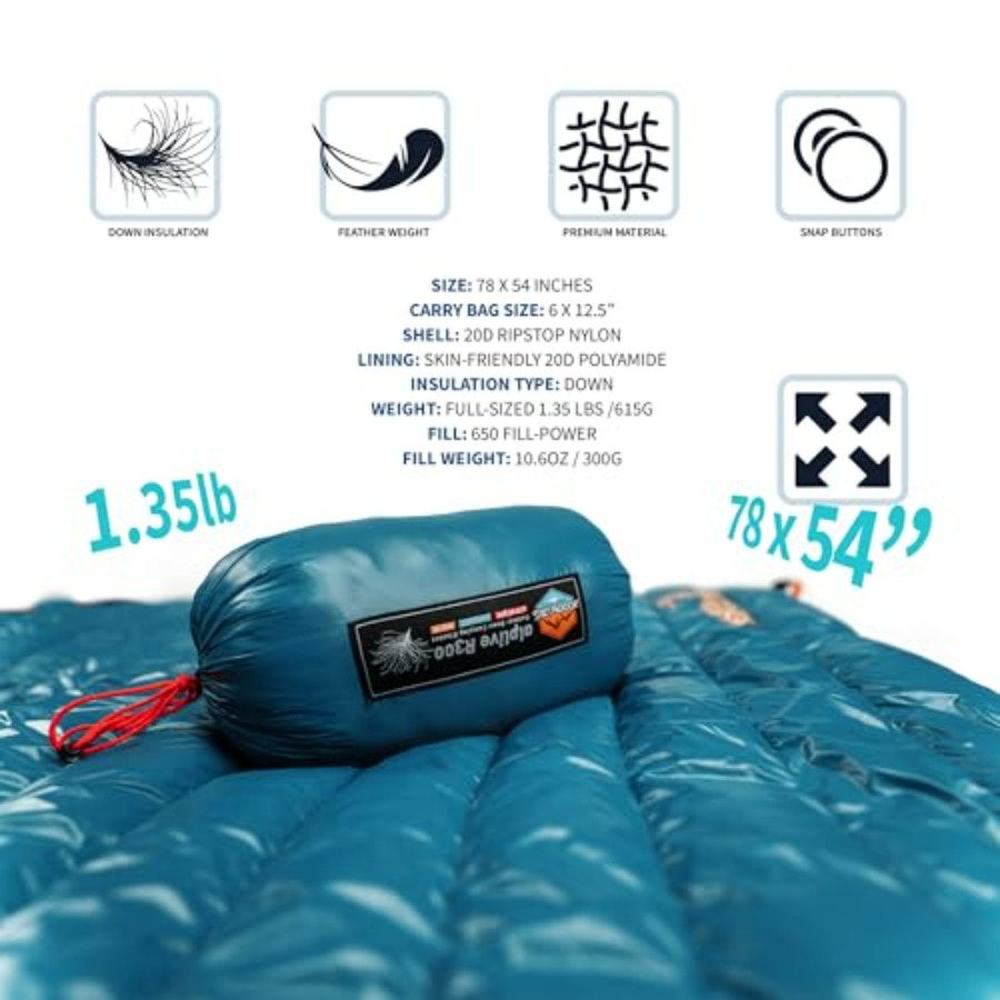Ultralight Down Camping Blanke - Outdoor Camping Hammock のレビューと価格