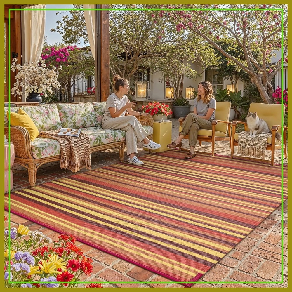 Outdoor Plastic Straw Rug 8x10 - Outdoor Camping Rugs 8X10 のレビューと価格