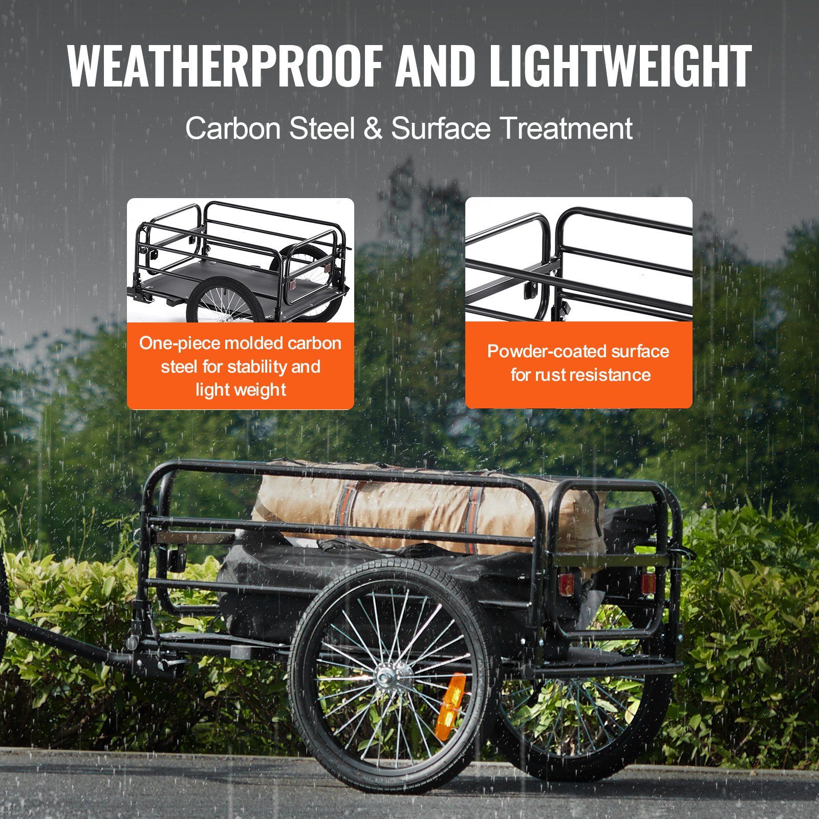 Bike Cargo Trailer Foldable Wa - Outdoor Camping Trailer のレビューと価格