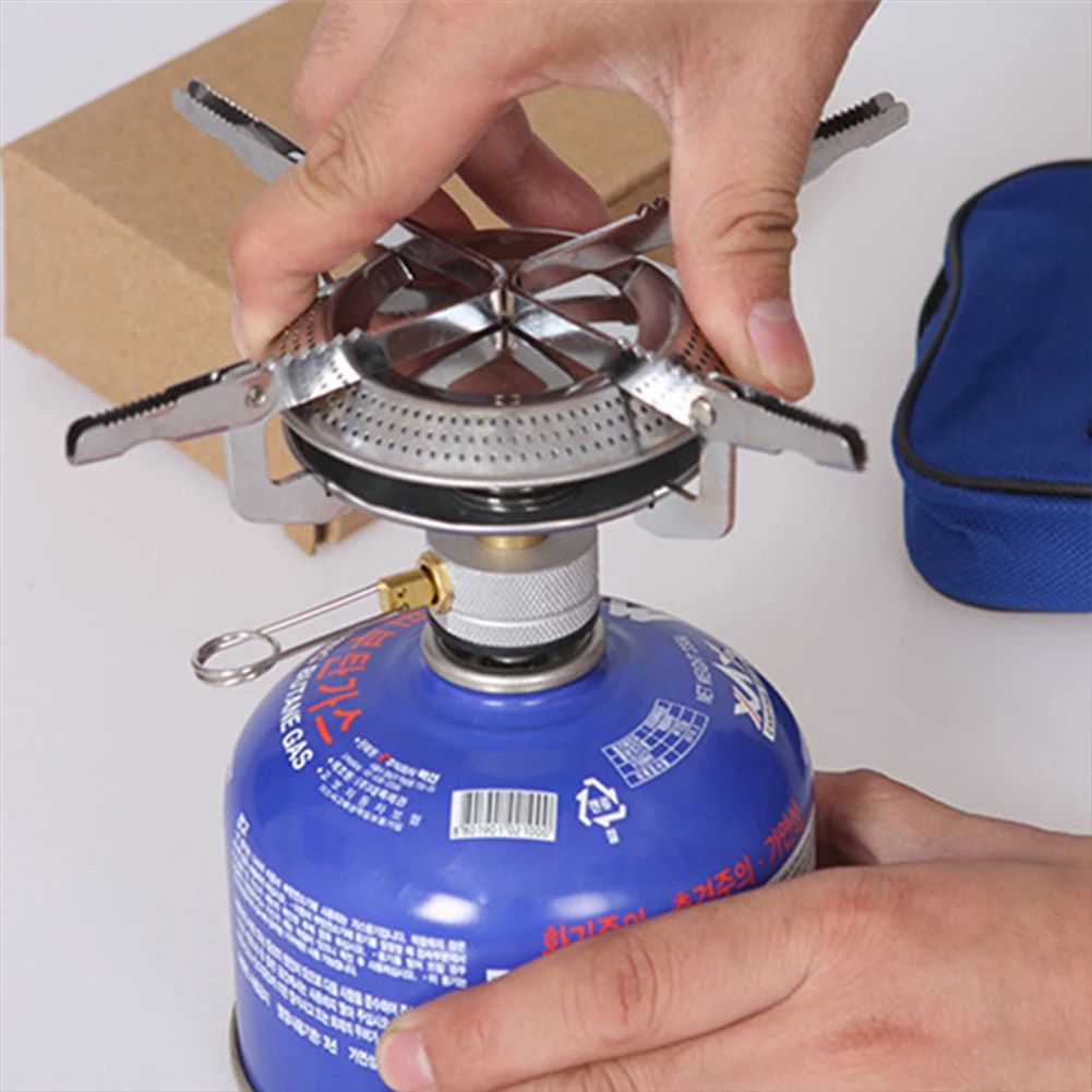 1PCS Outdoor Camping Gas Stove - Outdoor Gas Camping Oven のレビューと価格