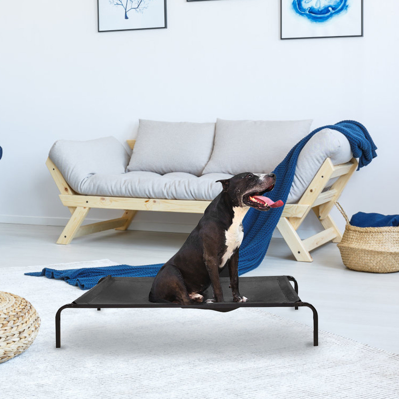 Detachable Pet Dog Elevated Be - Outdoor Camping Hammock のレビューと価格