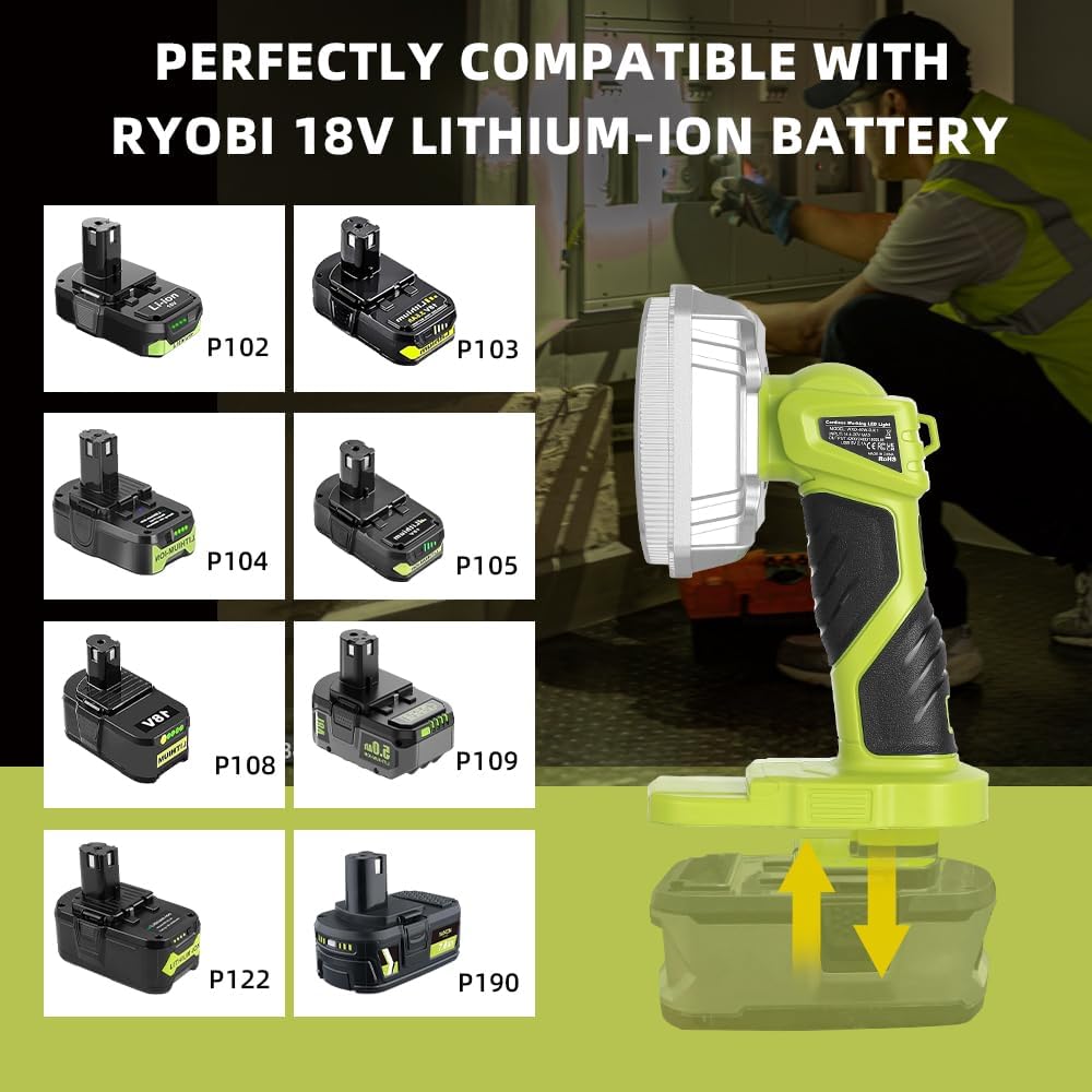 40W 4200LM Cordless LED Flashl - Outdoor Camping Jobs のレビューと価格