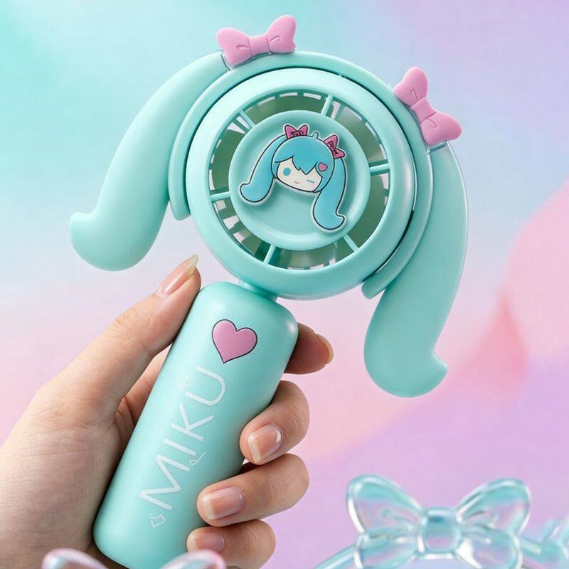 Hatsune Miku Mini Handheld Fan - Outdoor Camping Toys のレビューと価格
