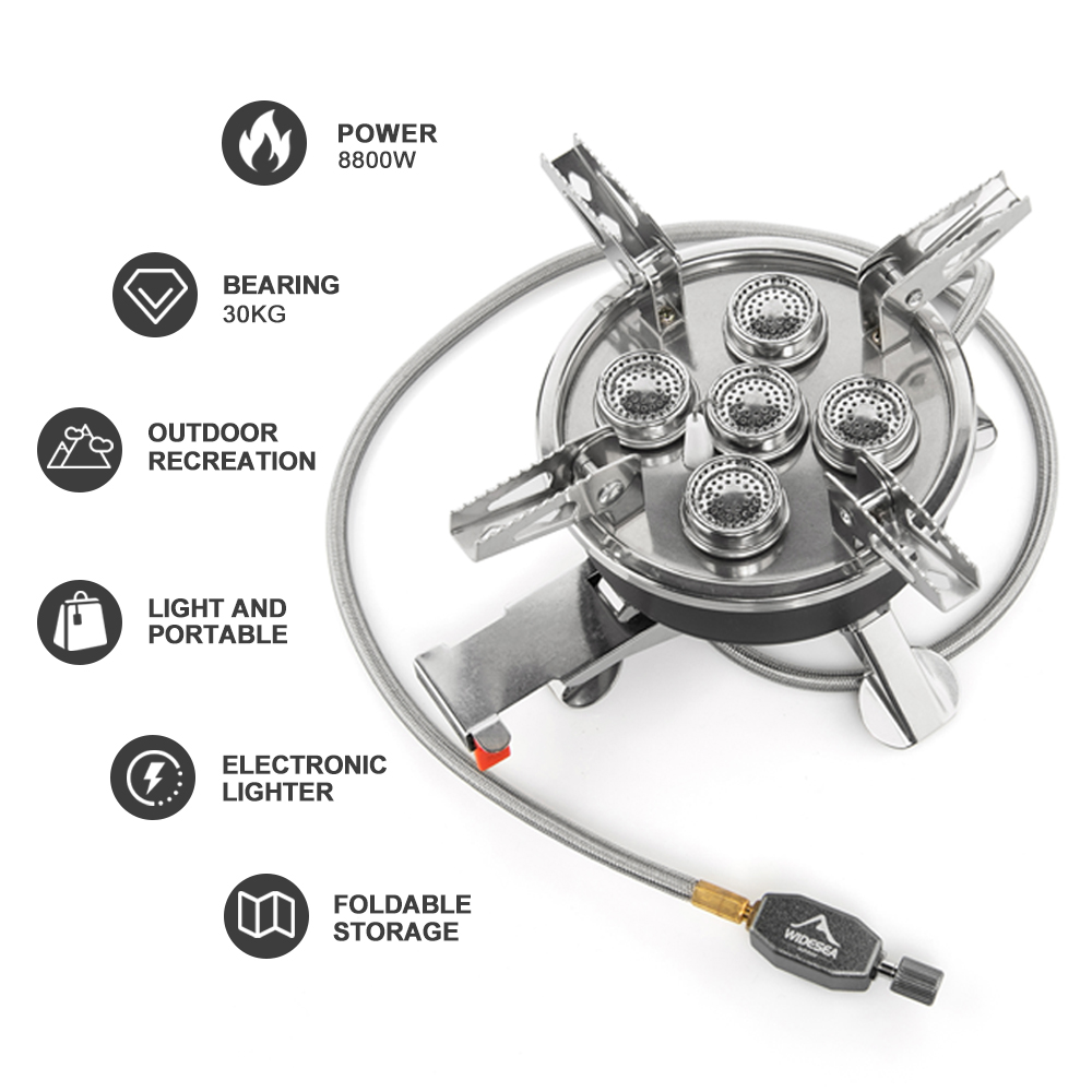 Widesea Camping 5in1 Gas Stove - Outdoor Gas Camping Oven のレビューと価格