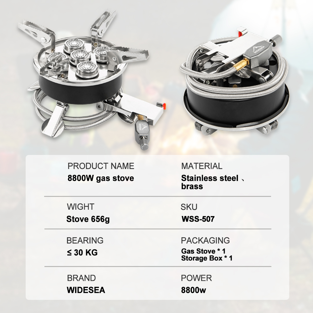 Widesea Camping 5in1 Gas Stove - Outdoor Gas Camping Oven のレビューと価格