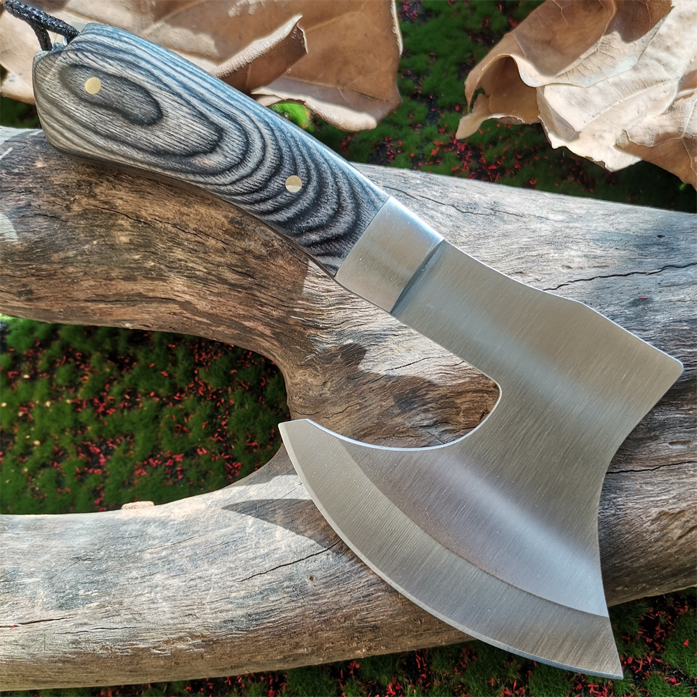 Wooden Handle Stainless Steel  - Camp Axe Hatchet のレビューと価格